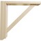 Ekena Millwork 2 1/2"W x 12 3/4"D x 12 1/4"H Traditional Shelf Bracket, Rubberwood BKT02X12X12TRRW - alternate 4
